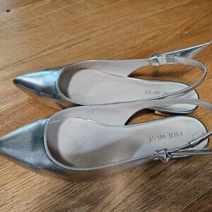 Nine West Gold Women's Slingback Flats - Size 9.5M